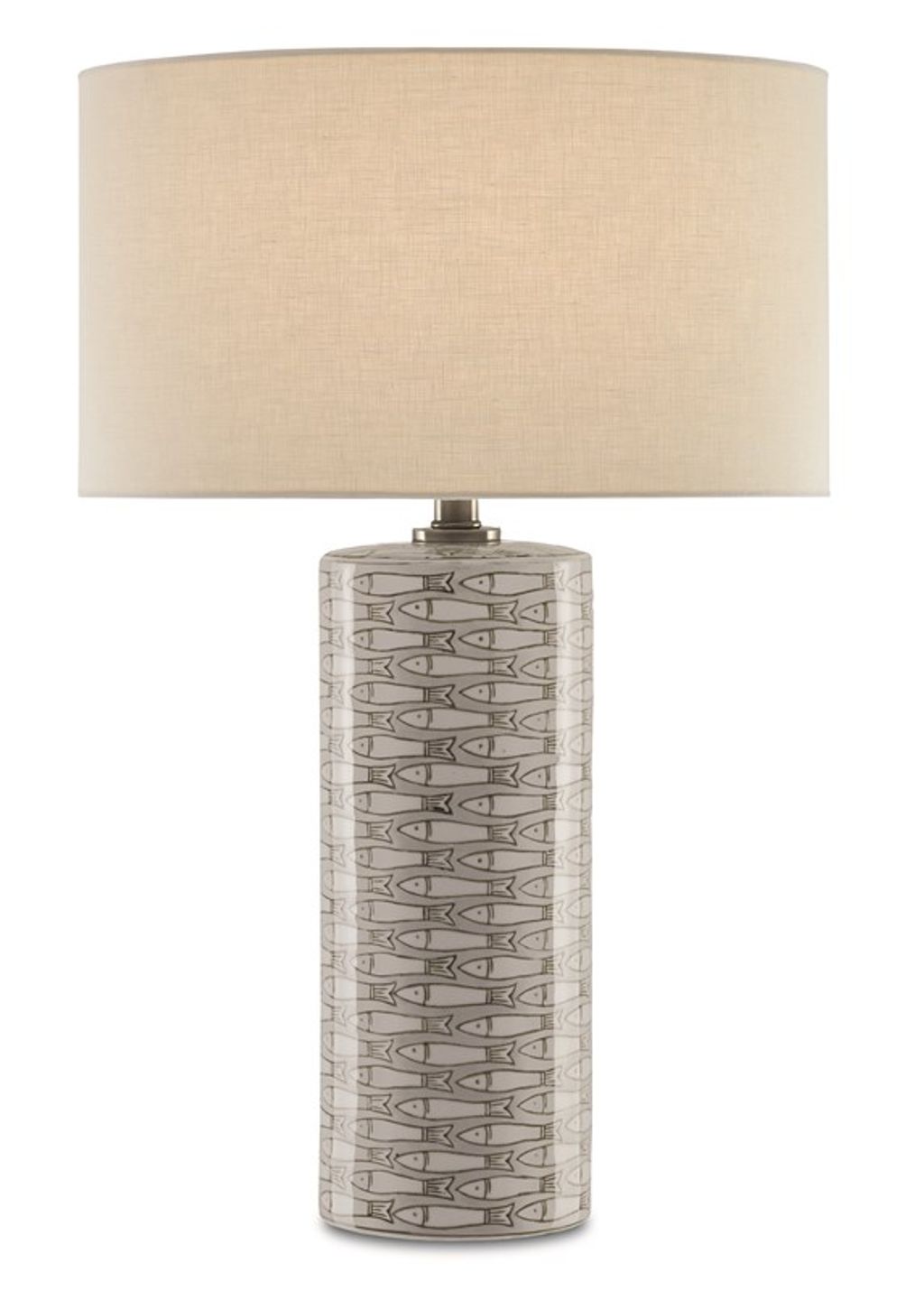 Grey Large Table Lamp
