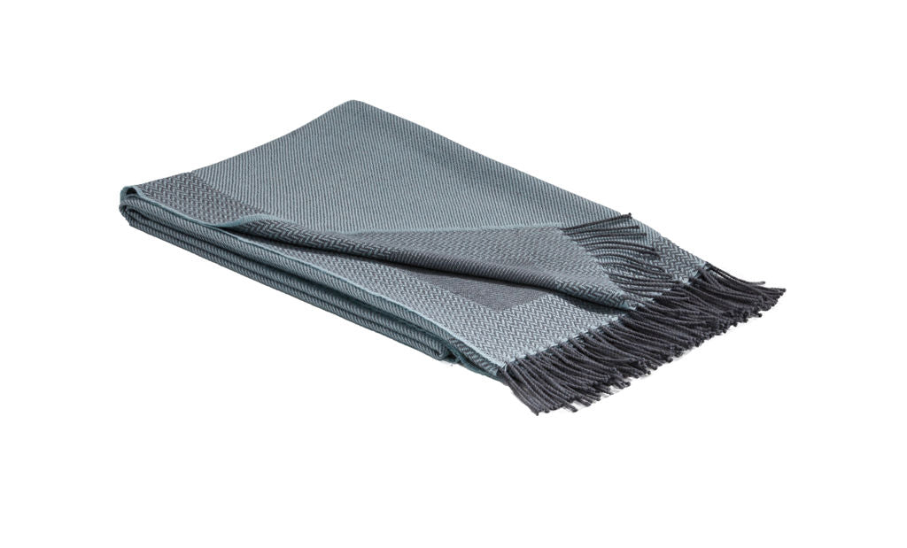 Sage Baby Alpaca Throw