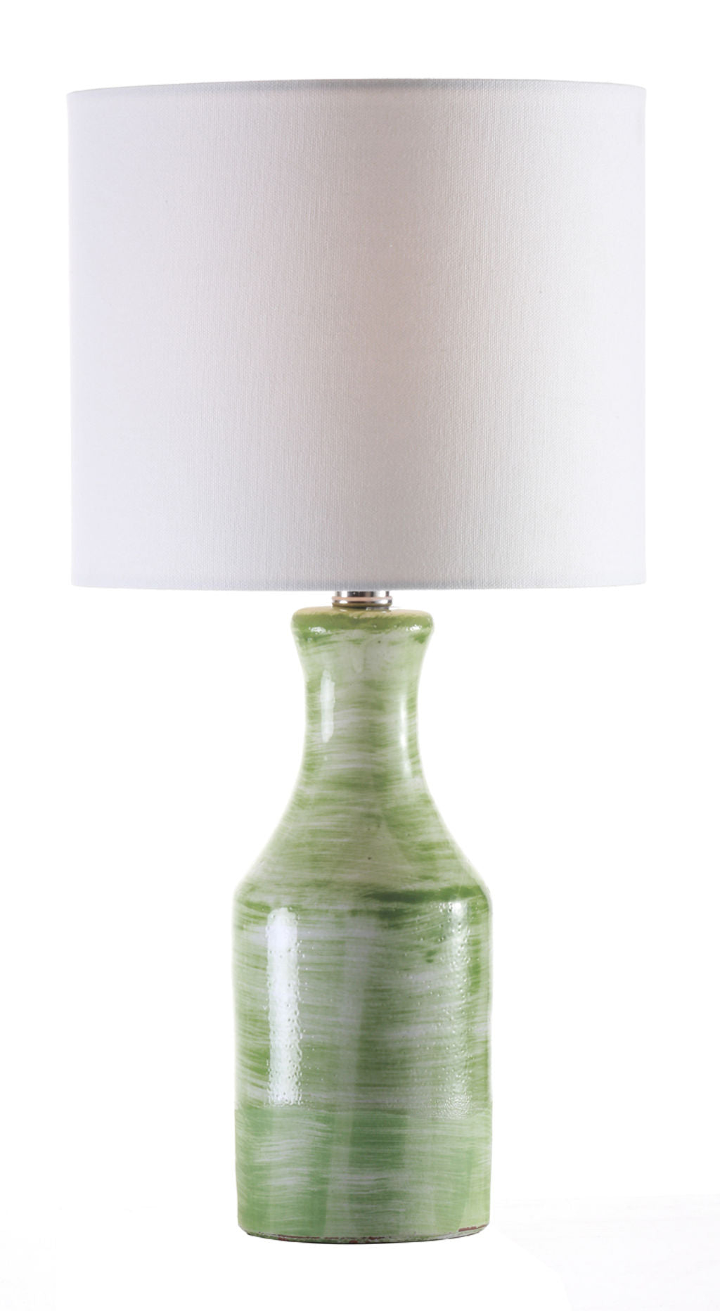 Green Swirl Table Lamp