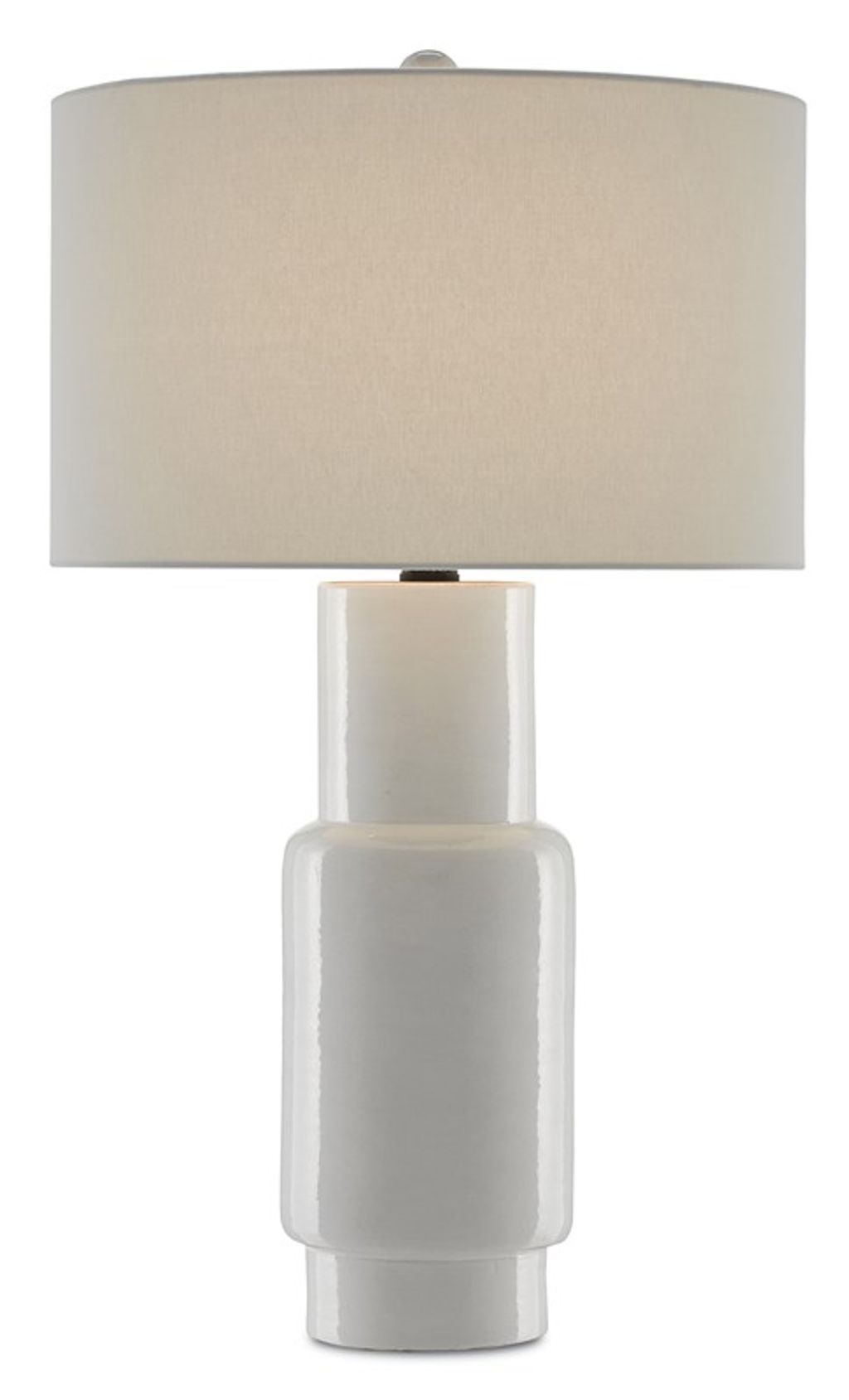 All White Table Lamp