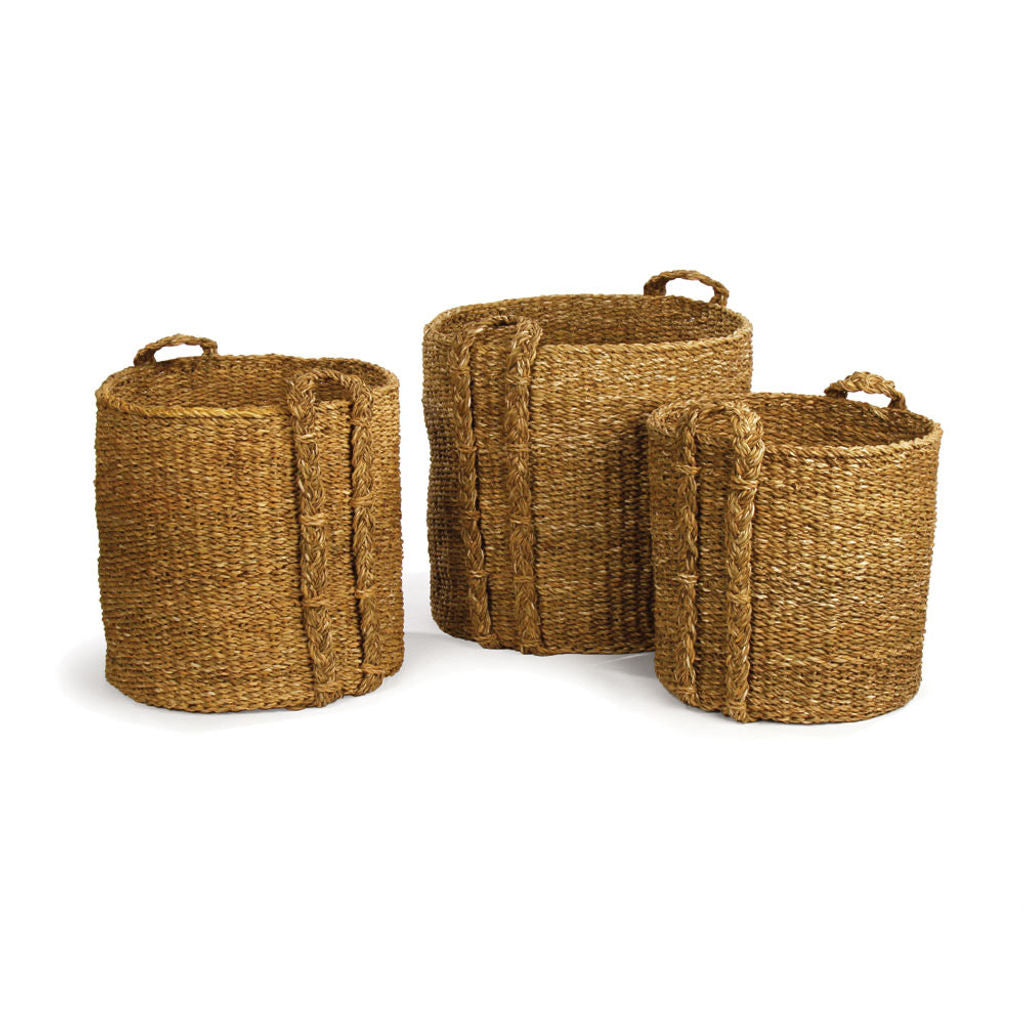 Large Round Basket Trio